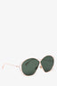 Christian Dior Rose Gold Toned Oversized Sunglasses