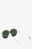 Christian Dior Rose Gold Toned Oversized Sunglasses