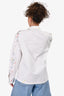 Dior Homme White Painted Denim Jacket Size 44 Mens