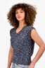Maison Margiela Blue Knit Sleeveless Sweater Size 1