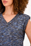 Maison Margiela Blue Knit Sleeveless Sweater Size 1