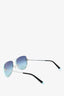 Tiffany & Co. Blue Tinted Sunglasses With Stud Detailing