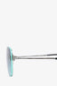 Tiffany & Co. Blue Tinted Sunglasses With Stud Detailing