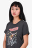 Veronica Beard Grey Wonder Woman Graphic T-Shirt Size XS