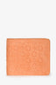 Celine Vintage Pink Suede Logo Bi-Fold Wallet