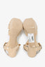 Saint Laurent Cream Patent Leather Tribute Heels Size 38.5