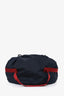 Balenciaga Navy Nylon Duffle Bag