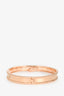 Van Cleef & Arpels 18K Rose Gold Perlee Signature Bracelet Size L