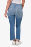 Mother Blue Denim 'The Insider Crop Step Fray' Jeans Size 28