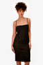 Tom Ford for Gucci 1997 Dark Olive Wool Knit Tank Dress Size M