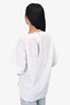 Golden Goose White Short Sleeve Front Pocket Detail Blouse Size XS