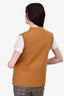 A Bronze Age Brown Front Tie 'Freddi' Vest Size M