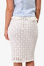 Burberry Prorsum White Lace Skirt Size 44