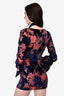 Rat & Boa Navy Velvet Button Down Dress Size XS