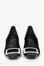 Roger Vivier Black Suede/Patent Heels Size 37