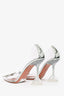 AMINA MUADDI Clear PVC Crystal Heels Size 37.5