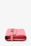 Hermes 2017 Pink Chevre Leather Kelly Classique Wallet