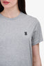 Burberry Grey Cotton TB T-Shirt Size M