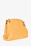 Pre-loved Chanel™ 2011/12 Yellow Leather Large 'Just Mademoiselle' Bowler Bag