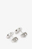 Tiffany & Co. 18K White Gold 0.01 Carat Diamond 'Circle' Stud Earrings