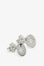 Tiffany & Co. 18K White Gold 0.01 Carat Diamond 'Circle' Stud Earrings