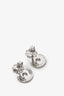 Tiffany & Co. 18K White Gold 0.01 Carat Diamond 'Circle' Stud Earrings