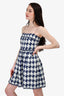 Pre-loved Chanel™ Blue Tweed Metallic Tank Dress Size 36