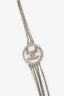 Pre-Loved Chanel™ 2018 'Metiers D'art' Crystal Embellished CC Anchor Multi-Strand Necklace