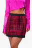 Pre-loved Chanel™ Pink Tweed Mini Skirt Size 34
