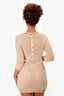 Pre-loved Chanel™ Cream Crochet Dress Size 34