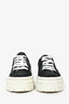 Prada Black Nylon Logo Wheel Platform Sneakers Size 40 (As Is)