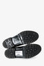 Louis Vuitton Black Leather Chelsea Boots with Detachable Monogram Studded Strap Size 38