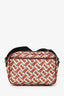 Burberry Beige/Red TB Monogram Nylon Crossbody Bag