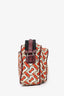 Burberry Beige/Red TB Monogram Nylon Crossbody Bag