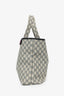 Gucci Grey/Blue GG Canvas Web Loop Tote