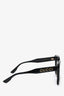 Gucci Black/Gold Frame Oversized Logo Sunglasses