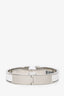 Hermès White/Silver Clic Bracelet
