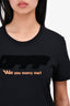 Off-White Black 'Will You Marry Me' T-Shirt Size S