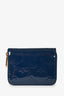Louis Vuitton 2013 Navy Vernis Zip Wallet