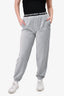 T by Alexander Wang Grey Logo Waistband Jogging Pants Size XS