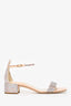 Rene Caovilla Crystal Heeled Sandals Size 36