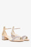 Rene Caovilla Crystal Heeled Sandals Size 36