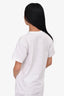 Play Comme de Garcons White Cotton Graphic T-Shirt Size M