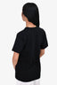Play Comme de Garcons Black Cotton Graphic T-Shirt Size M
