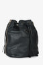 Balenciaga 2015 Black Leather Bucket Bag With Strap