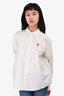 Ami White Cotton Button Down Shirt Size 42