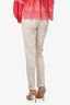 Isabel Marant White Waren Tapered Pants Size 34