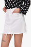 Paige White Denim Mini Skirt Size 24