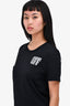 Off-White Black Cotton Lip Logo T-Shirt Size S