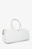 Hermes 2007 White Epsom Leather Paris-Bombay 35 Bag